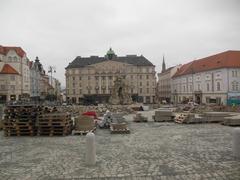 Brno Zelný trh reconstruction 2014