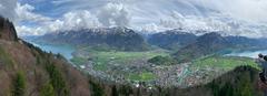 Aerial view of Interlaken, Switzerland