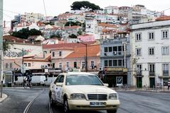 panoramic view of Lisbon cityscape with historic buildings and waterfront