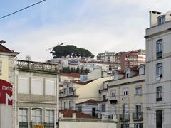 Lisbon cityscape featuring historical buildings and scenic waterfront