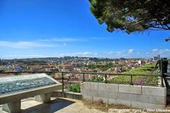 Miradouro da Senhora do Monte in Lisbon, Portugal