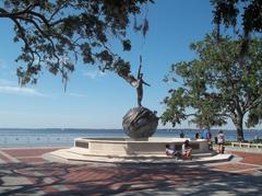 statue in Memorial Park, Jacksonville, Florida