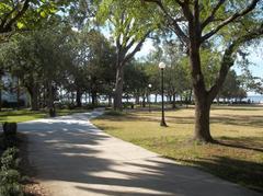 Memorial Park in Jacksonville with the St. Johns River in the background