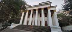 Metcalfe Hall, a heritage monument at Strand Road in Kolkata