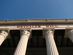 Front view of Metcalfe Hall, Kolkata