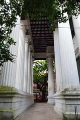 Metcalfe Hall portico in Kolkata