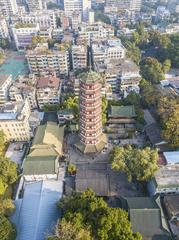 Pagoda of the Six Banyan Trees from the south