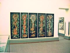 Kunstmuseum Solothurn Pedro Meier Exhibition 1995 Cycle Prisoner 5 oil paintings background Max Gubler landscape