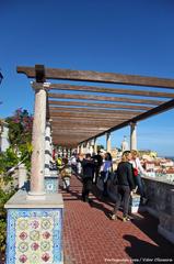 Miradouro de Santa Luzia in Lisbon, Portugal