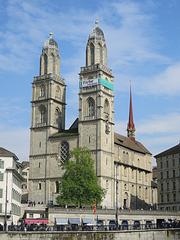 Evang.-ref. Kirchgemeinde Grossmünster church tower