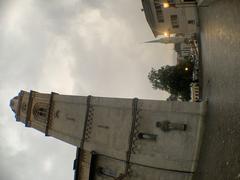 Grossmünster church in Zurich with clear blue sky