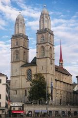 Grossmünster church in Zurich