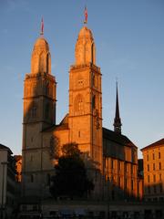 Grossmünster in Zürich, Switzerland