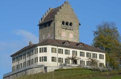 Schloss in Uster, Switzerland viewed from Talackerstrasse