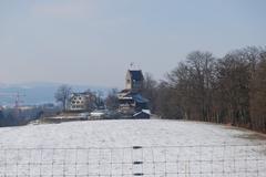 Castle Uster in winter