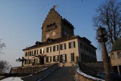 Castle Uster in winter