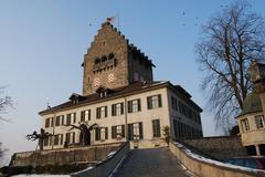 Castle Uster in winter, Uster, Zürich, Switzerland