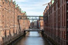 Blocks D and L with Sand Bridge in Speicherstadt, Hamburg