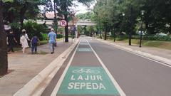 Bike lane in TMII, Jakarta