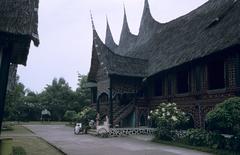 Minangkabau house at Taman Mini 'Indonesia Indah' near Jakarta