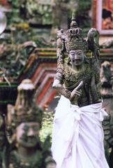 Balinese statue in Taman Mini Indonesia Indah