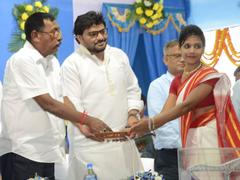 Rajen Gohain and Babul Supriyo at the inauguration of AYUSH dispensary unit