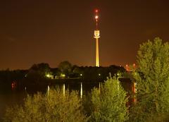 Vienna Danube Tower panoramic view