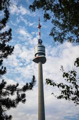 Donauturm logo with Novomatic and Bank Austria