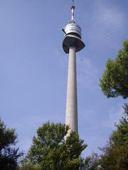 Donauturm in Vienna, Austria on a sunny day