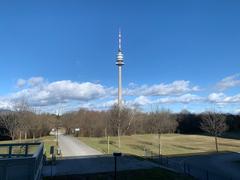 Donaupark in Vienna, Austria during March 2021