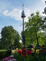 Donauturm view from the entrance hall