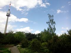 Donaupark in Vienna with Donauturm