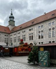 Christmas village at Kaiserhof of Munich Residenz