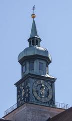 Clock tower at the Münchner Residenz