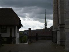 city of Solothurn in Switzerland with historical buildings and clear sky