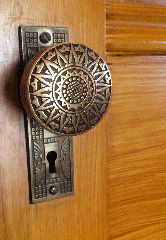 Molly Brown House interior doorknob