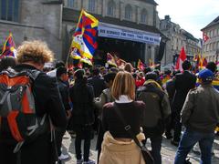 Die Schweiz für Tibet - Tibet für die Welt, Solidaritätskundgebung in Zürich on April 10, 2010