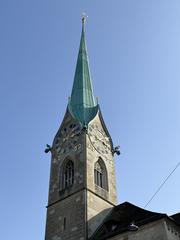 Fraumünster Church exterior in Zurich