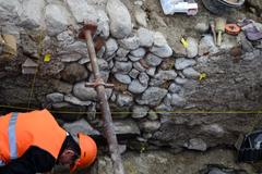 Archaeological excavation at Fraumünsterquartier, Stadthausquai, Zurich