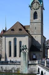 Fraumünster and Grossmünster churches in Zurich