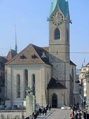 Fraumünster and Grossmünster churches in Zurich