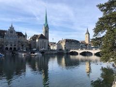 Limmatquai in Zürich, Switzerland