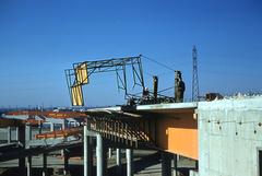 East LA Interchange LA River Bridge construction 1959