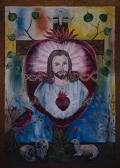 A depiction of Christ at La Blanquita in East Los Angeles