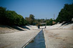 Arroyo Seco River in East Los Angeles, California