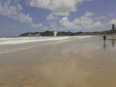 Natal cityscape with Ponta Negra Beach and Morro do Careca in the background