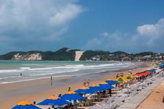 Ponta Negra beach with Careca hill in the background