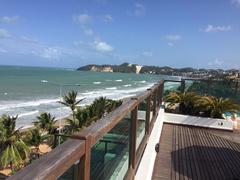 Morro Do Careca from a hotel on the coast