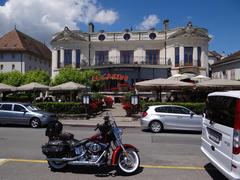 Panoramic view of Morges, Switzerland