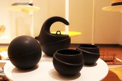 tea service exhibition at Museum of the Purpose of the Object in Mexico City